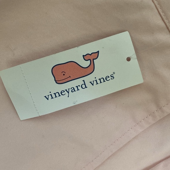 NWT Vineyard Vines Breaker Pant Men’s Conch 38X30 slim fit Golf Preppy PINK - Picture 6 of 12